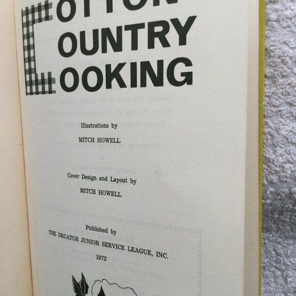 Alabama Vintage Cookbook 1972 - Picture 3 of 6